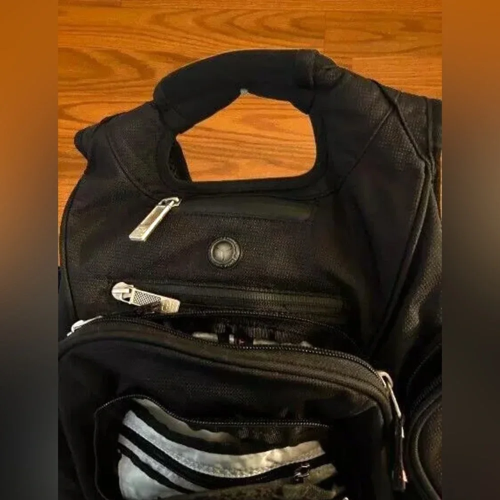 OGIO Tech Specs Metro  Laptop Backpack Custom Embroidered CMAA & CADILLAC PATCH